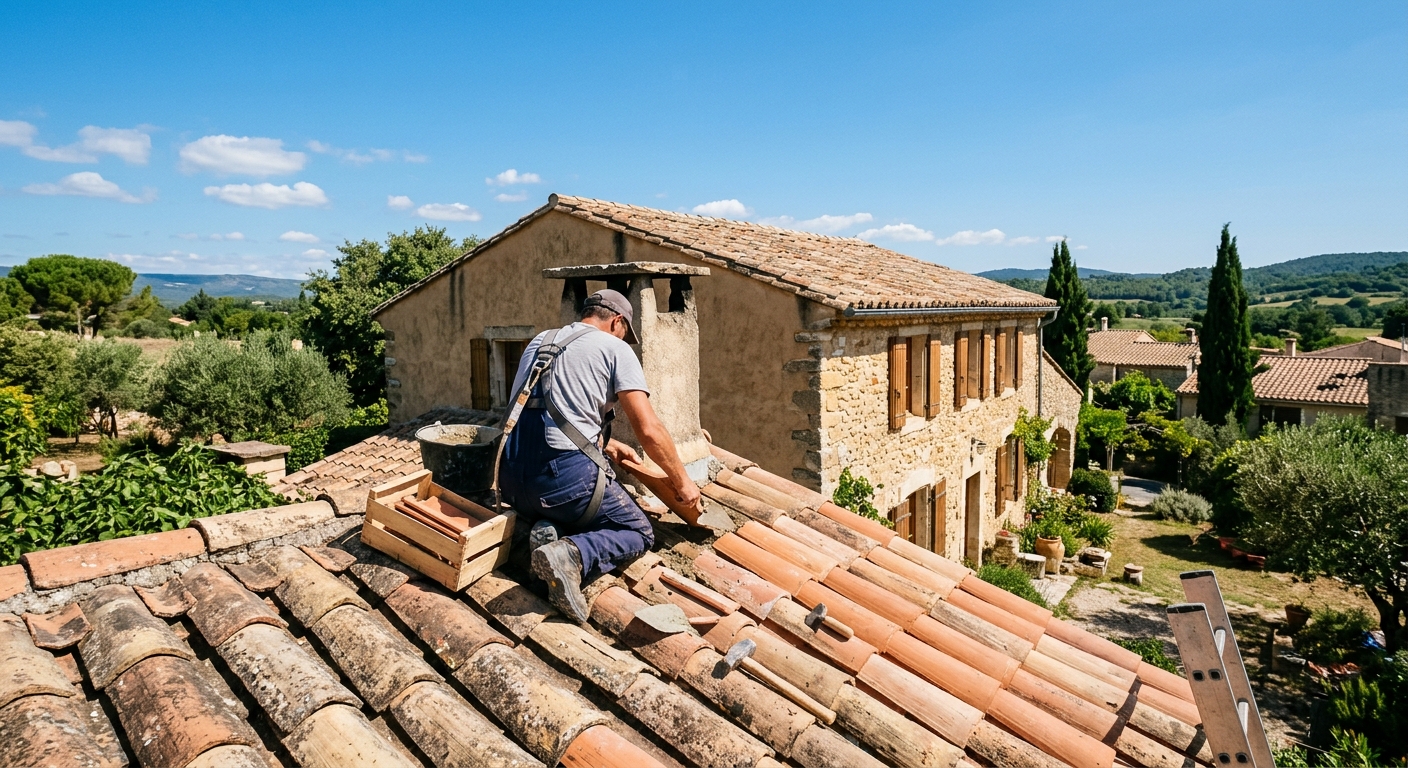 Rénovation de toiture à Béziers par artisan couvreur